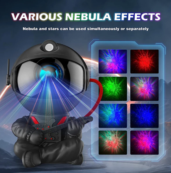 Astronaut Galaxy Star Projector LED Night Light