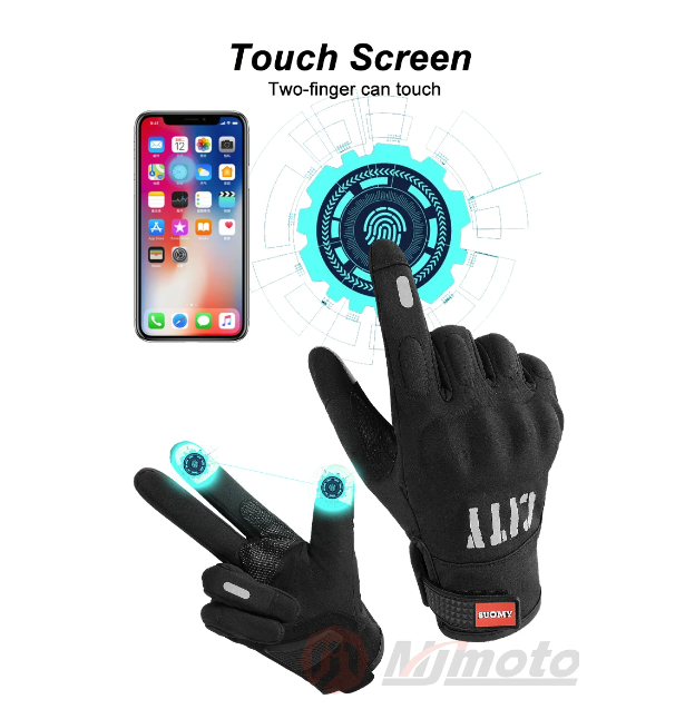 Black City Winter Gloves