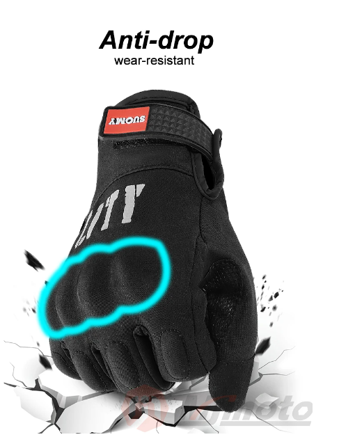 Black City Winter Gloves