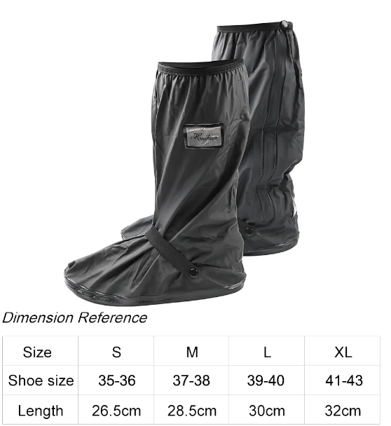 Reusable Motorcycle Rain Shoes Protector