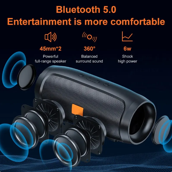 Bluetooth Wireless Speaker - Black