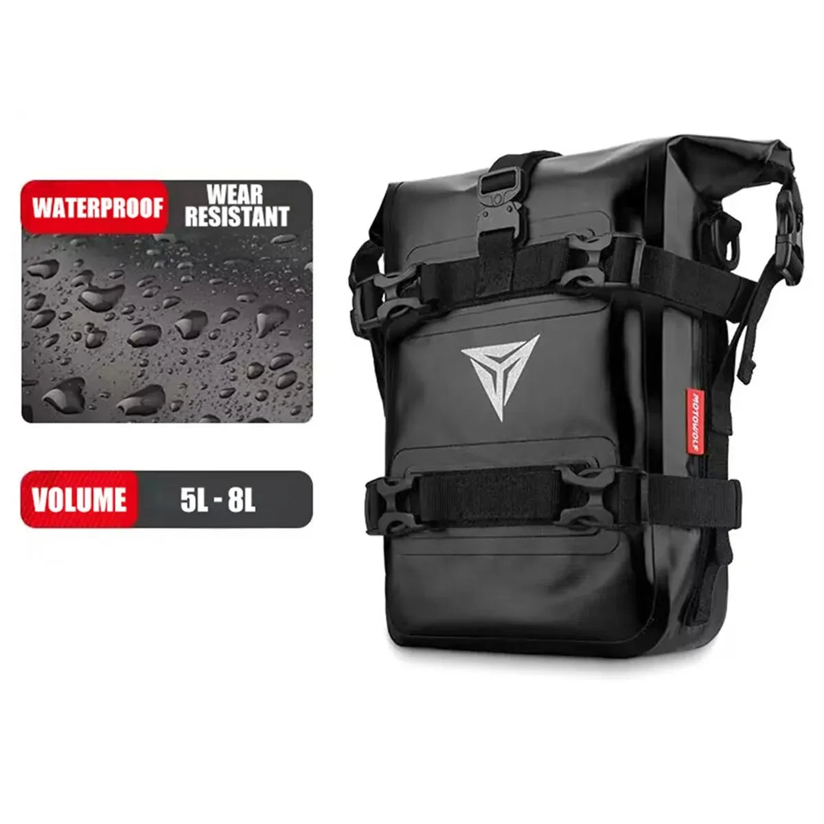 Motorcycle Crash Bar Bags Frame Storage Tool Bag