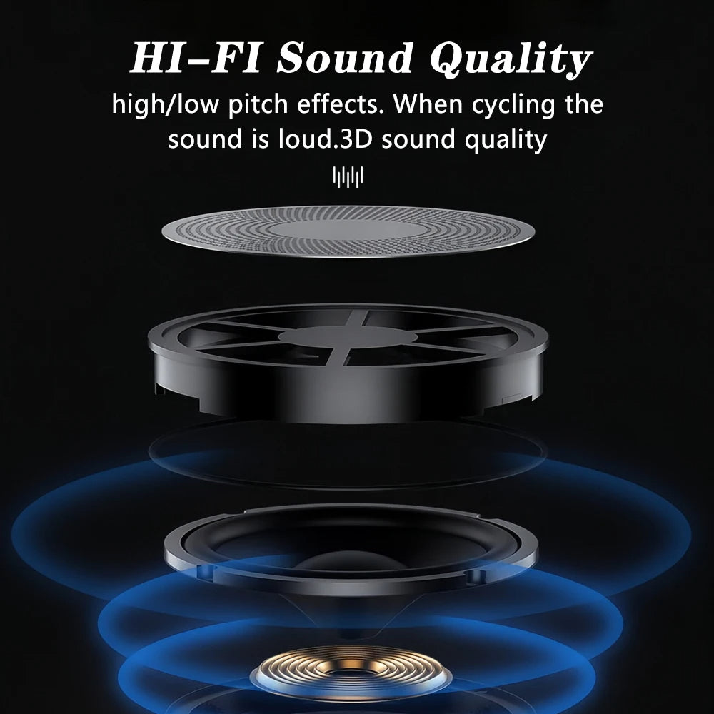 Bluetooth 5.3 Motorcycle Helmet Headset - Wireless Stereo Earbuds