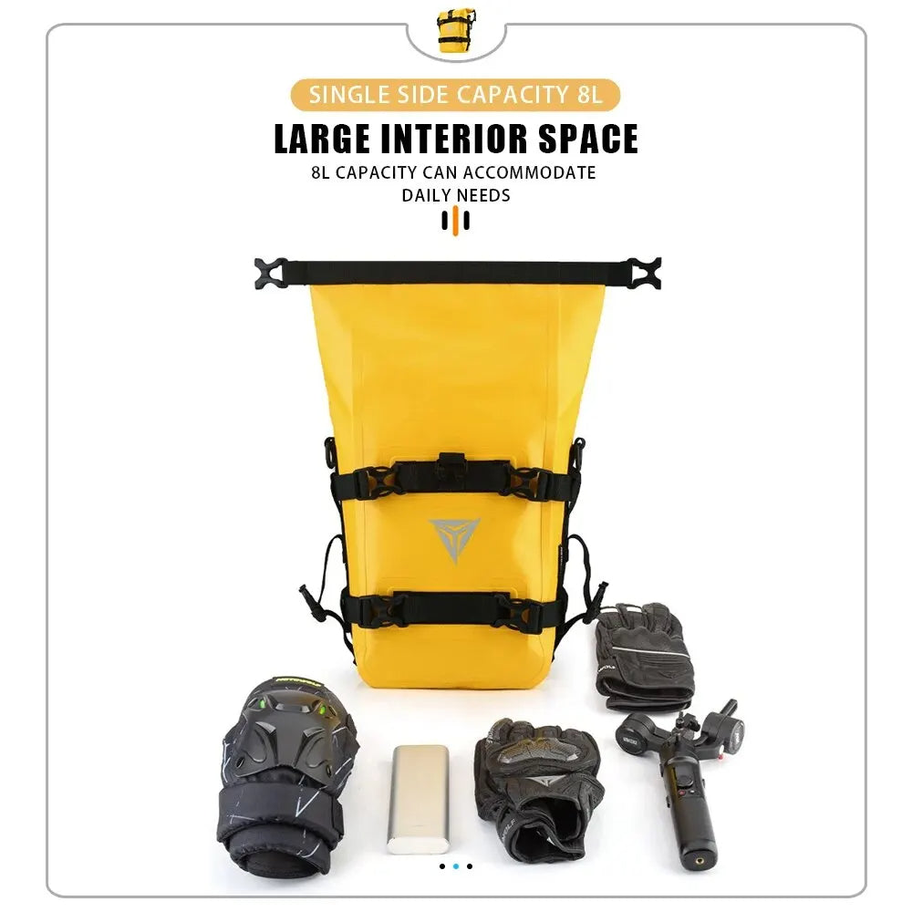 Motorcycle Crash Bar Bags Frame Storage Tool Bag