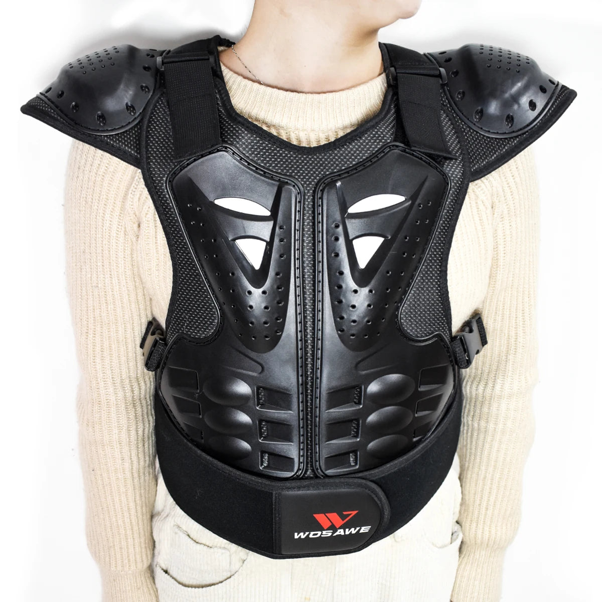 Children Chest Back Spine Protector Vest Gear Kids Motorcycle Armor Riders