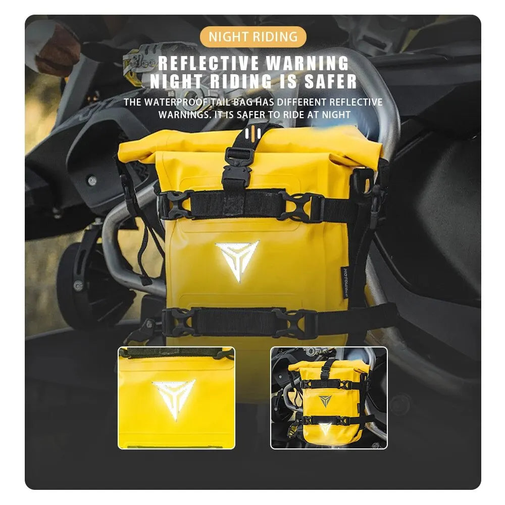 Motorcycle Crash Bar Bags Frame Storage Tool Bag