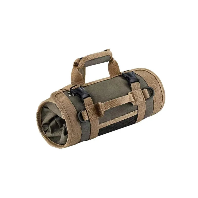 Portable Canvas Tool Storage Bag for Electricians, Carpenters, and Auto Repair