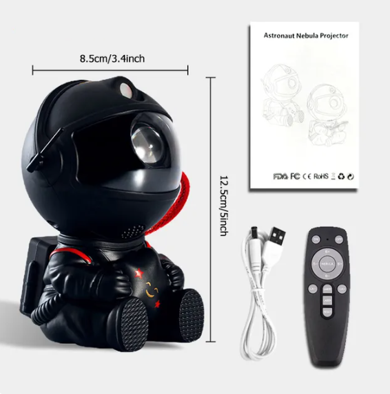 Astronaut Galaxy Star Projector LED Night Light