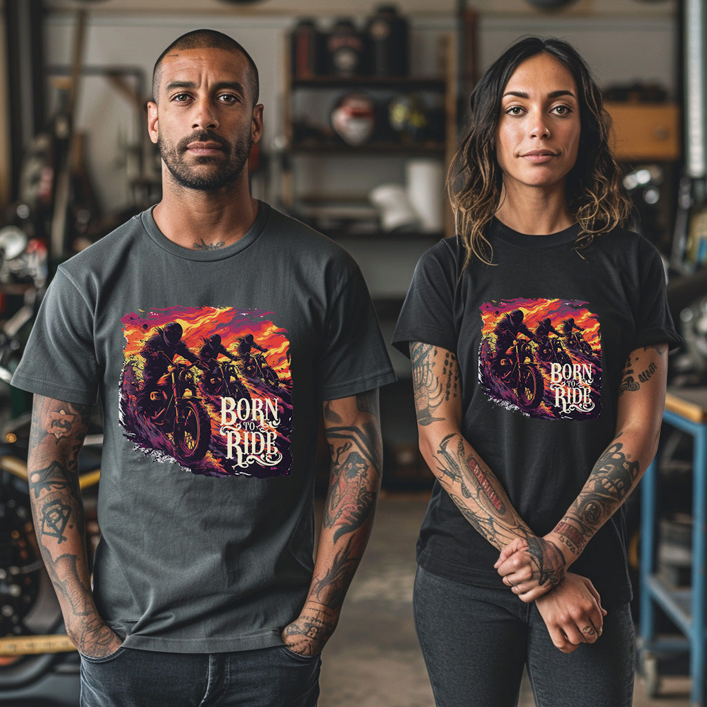 Unisex Motorbike T-Shirt, Stylish Motorcycle Tee for All Riders, MOT01