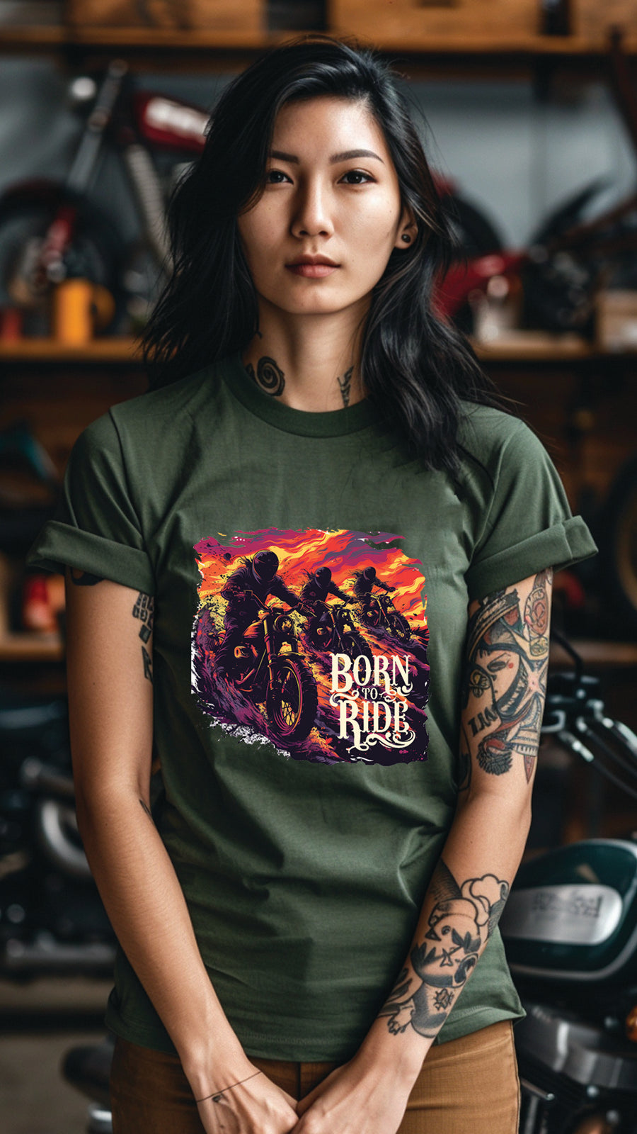 Unisex Motorbike T-Shirt, Stylish Motorcycle Tee for All Riders, MOT01