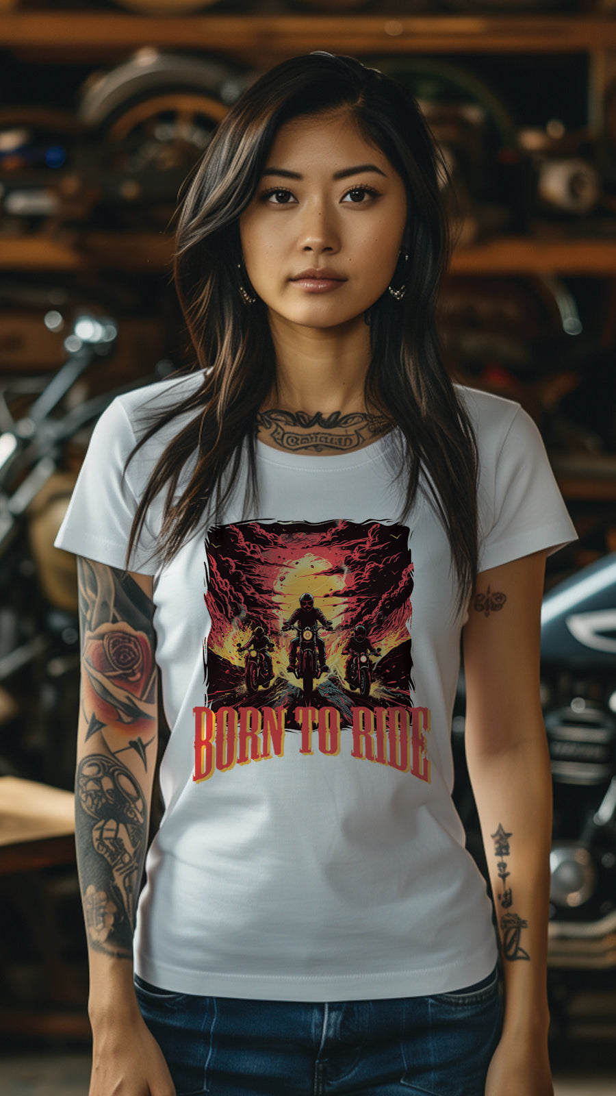 Unisex Motorbike T-Shirt, Stylish Motorcycle Tee for All Riders, MOT02