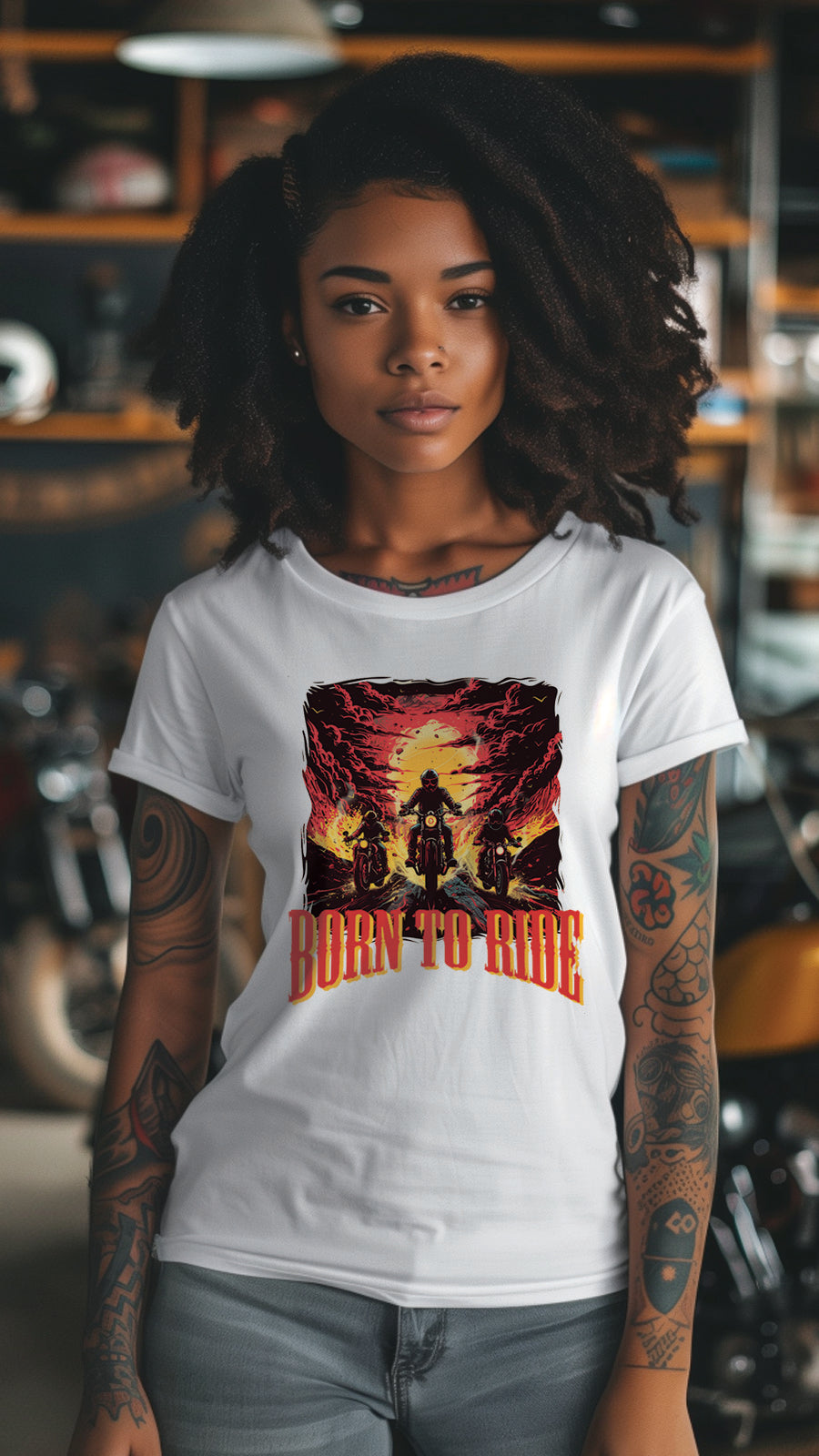 Unisex Motorbike T-Shirt, Stylish Motorcycle Tee for All Riders, MOT02