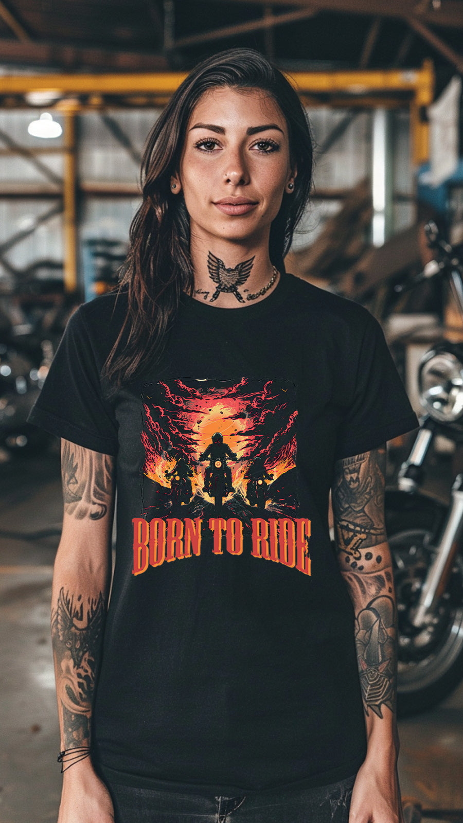 Unisex Motorbike T-Shirt, Stylish Motorcycle Tee for All Riders, MOT02