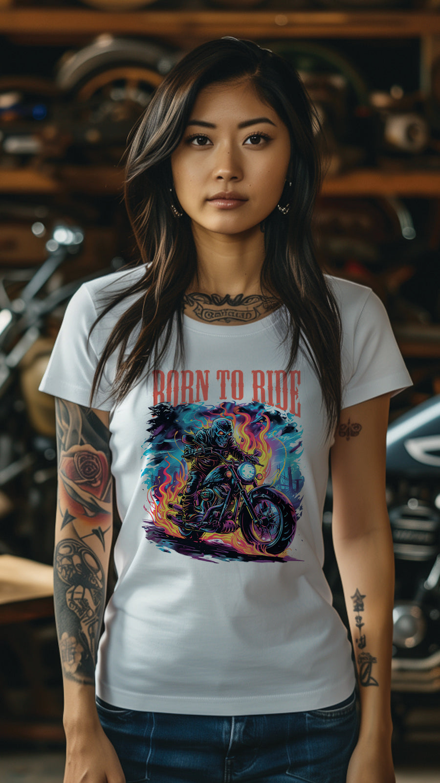 Unisex Motorbike T-Shirt, Stylish Motorcycle Tee for All Riders, MOT03