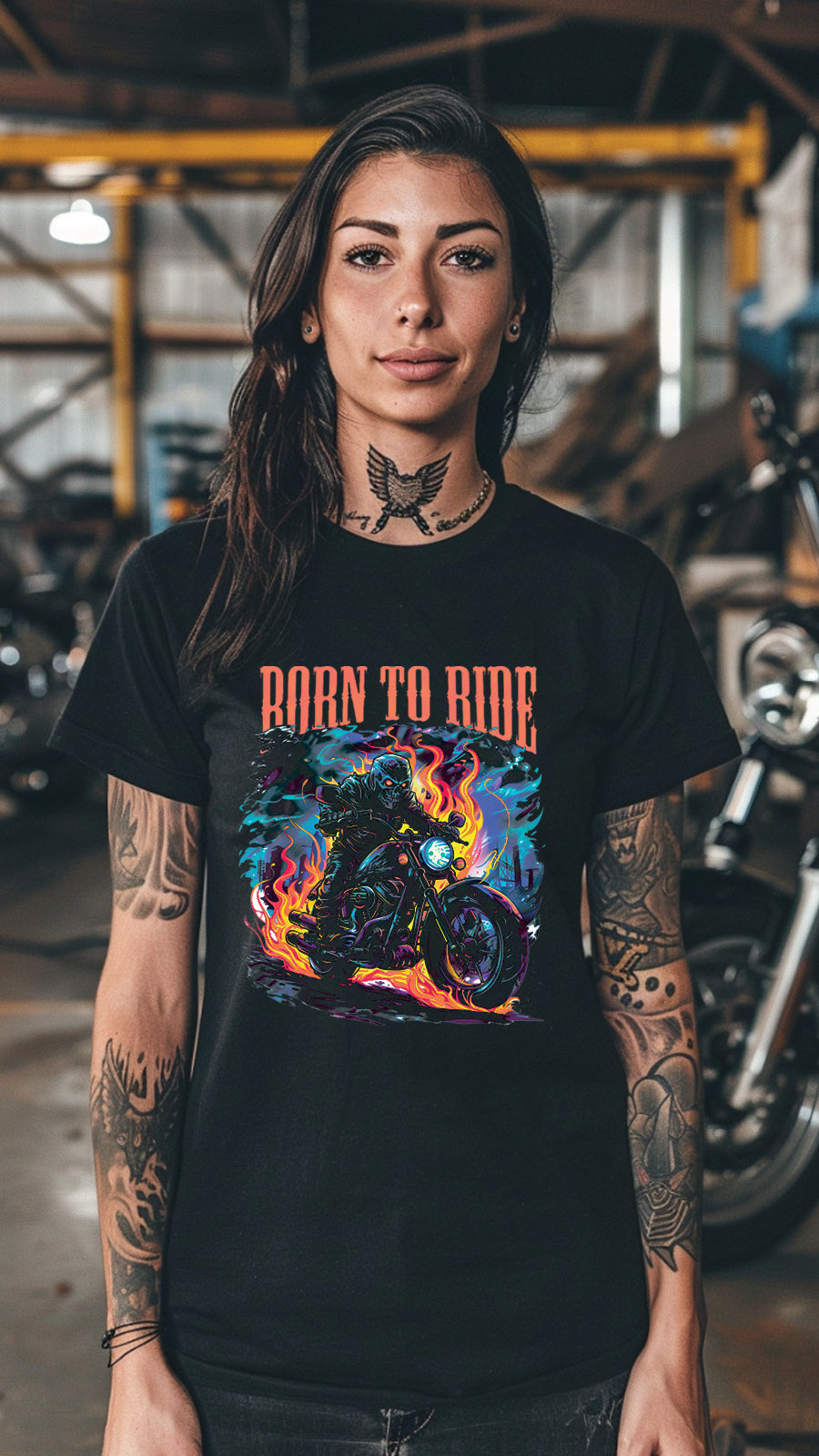 Unisex Motorbike T-Shirt, Stylish Motorcycle Tee for All Riders, MOT03