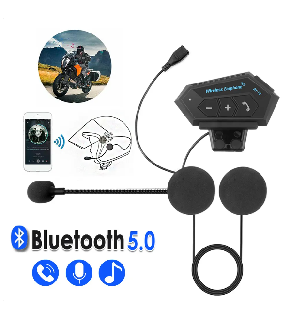 Motorcycle BT Helmet Headset