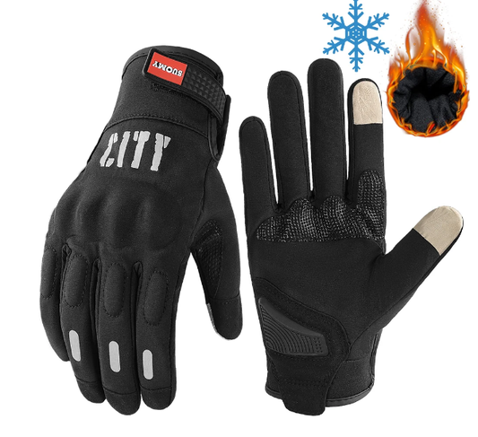 Black City Winter Gloves