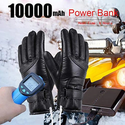 Heated Gloves - 3 Gear Electric Waterproof Hand Warmers for Outdoor Sports