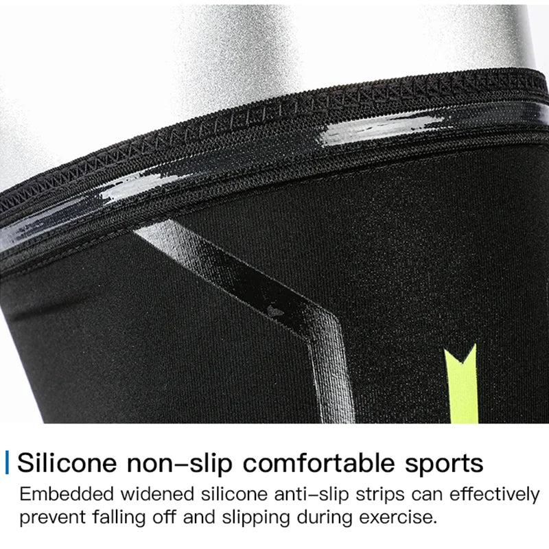 Compression Knee Pads - Elastic, Breathable, Shock-Absorbing for Running & Pain Relief