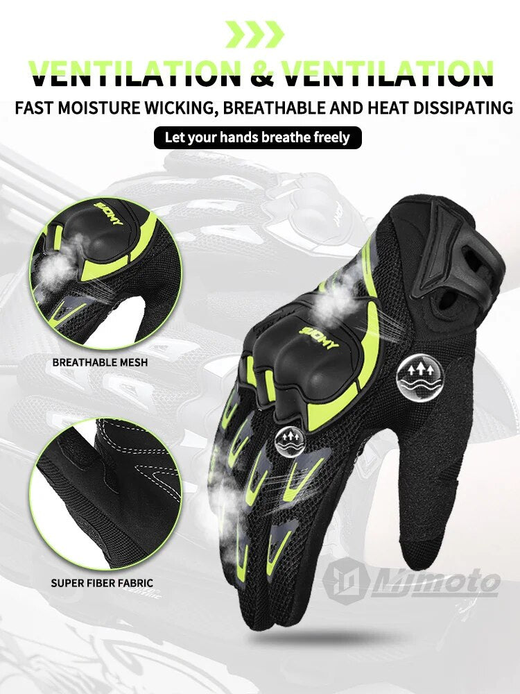 Breathable Motorcycle Gloves Summer